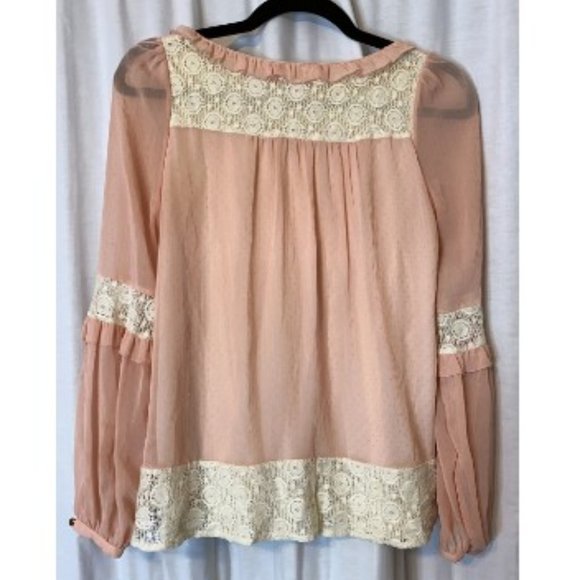 ROJITA! Chiffon Kawaii Top - Lolita Gyaru Japanese - Cottagecore Pastel Jirai - Picture 6 of 6
